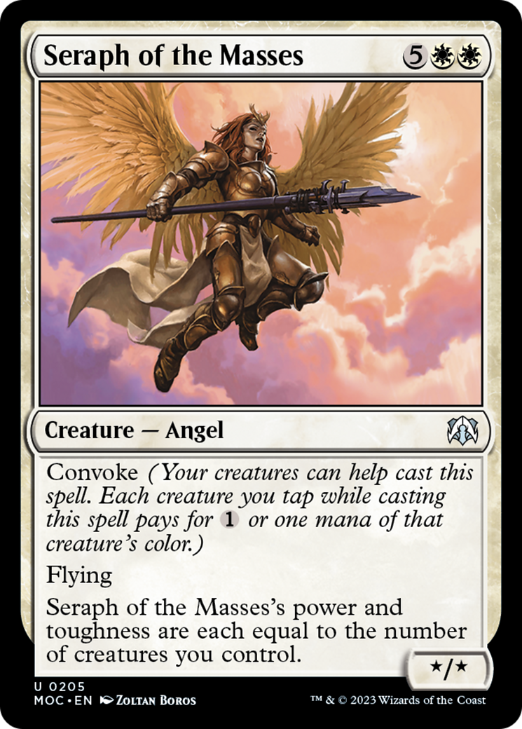 Seraph of the Masses [March of the Machine Commander] | Magic Magpie