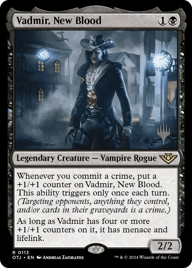 Vadmir, New Blood (Promo Pack) [Outlaws of Thunder Junction Promos] | Magic Magpie