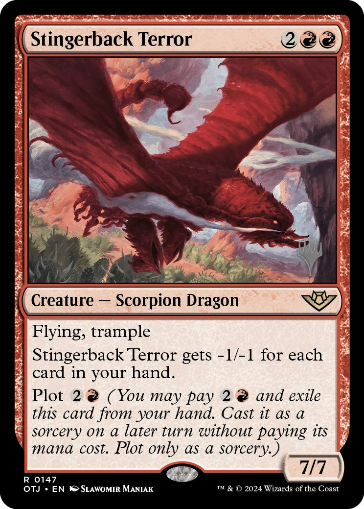 Stingerback Terror (Promo Pack) [Outlaws of Thunder Junction Promos] | Magic Magpie