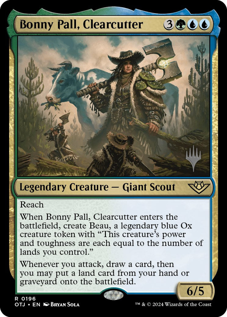 Bonny Pall, Clearcutter (Promo Pack) [Outlaws of Thunder Junction Promos] | Magic Magpie