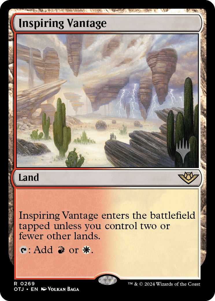 Inspiring Vantage (Promo Pack) [Outlaws of Thunder Junction Promos] | Magic Magpie