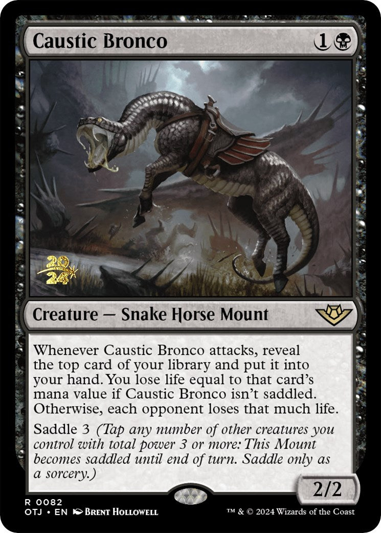 Caustic Bronco [Outlaws of Thunder Junction Prerelease Promos] | Magic Magpie