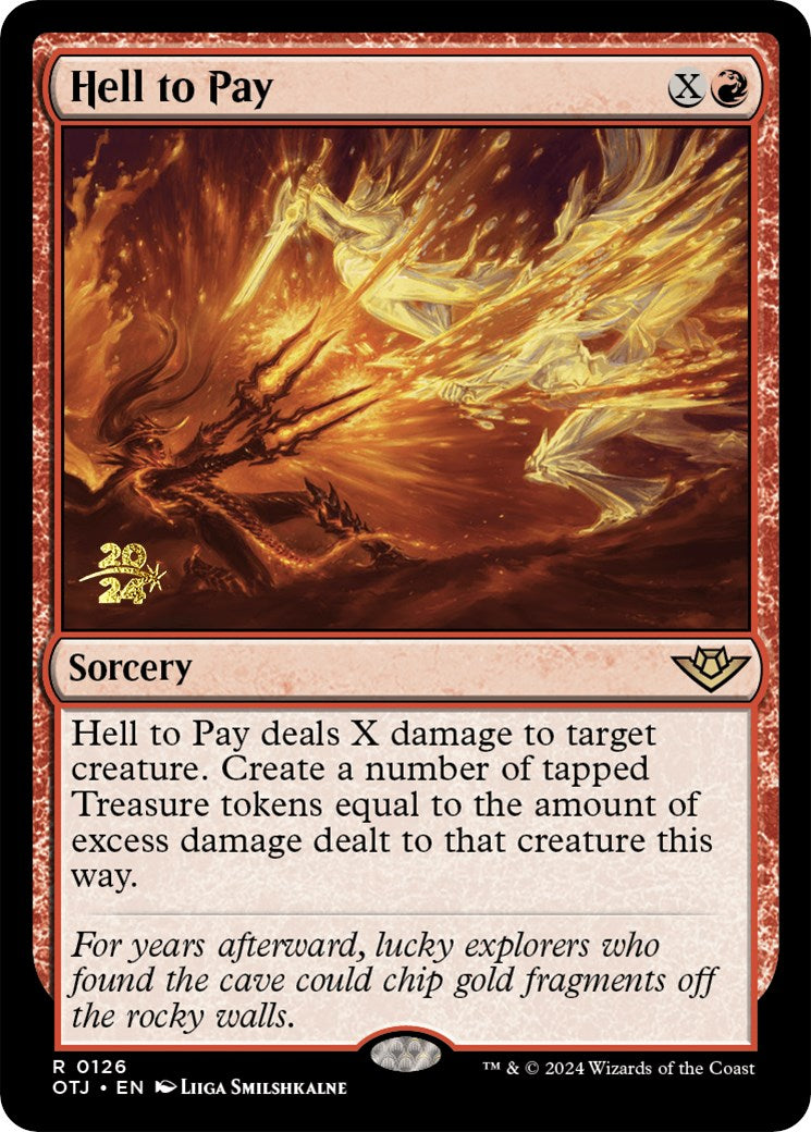 Hell to Pay [Outlaws of Thunder Junction Prerelease Promos] | Magic Magpie