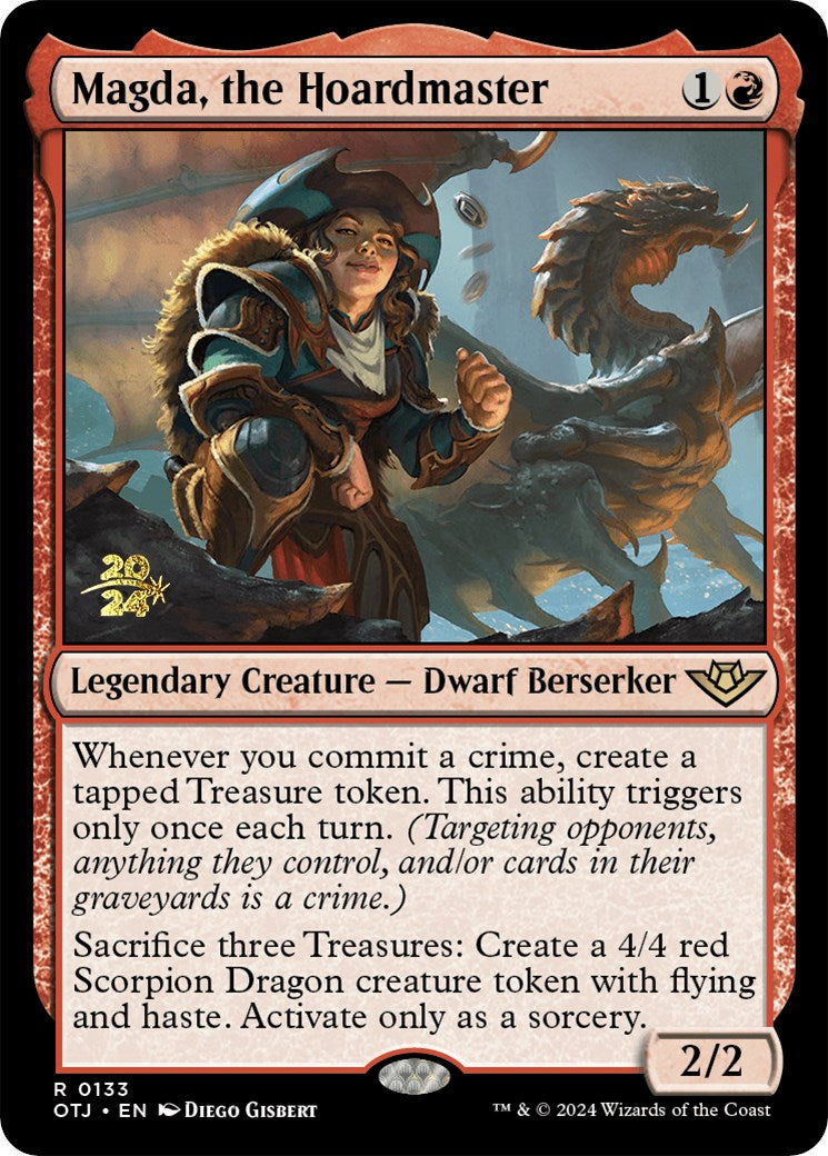 Magda, the Hoardmaster [Outlaws of Thunder Junction Prerelease Promos] | Magic Magpie