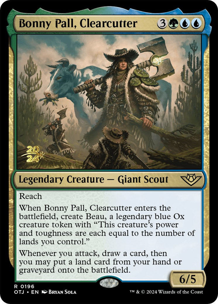 Bonny Pall, Clearcutter [Outlaws of Thunder Junction Prerelease Promos] | Magic Magpie