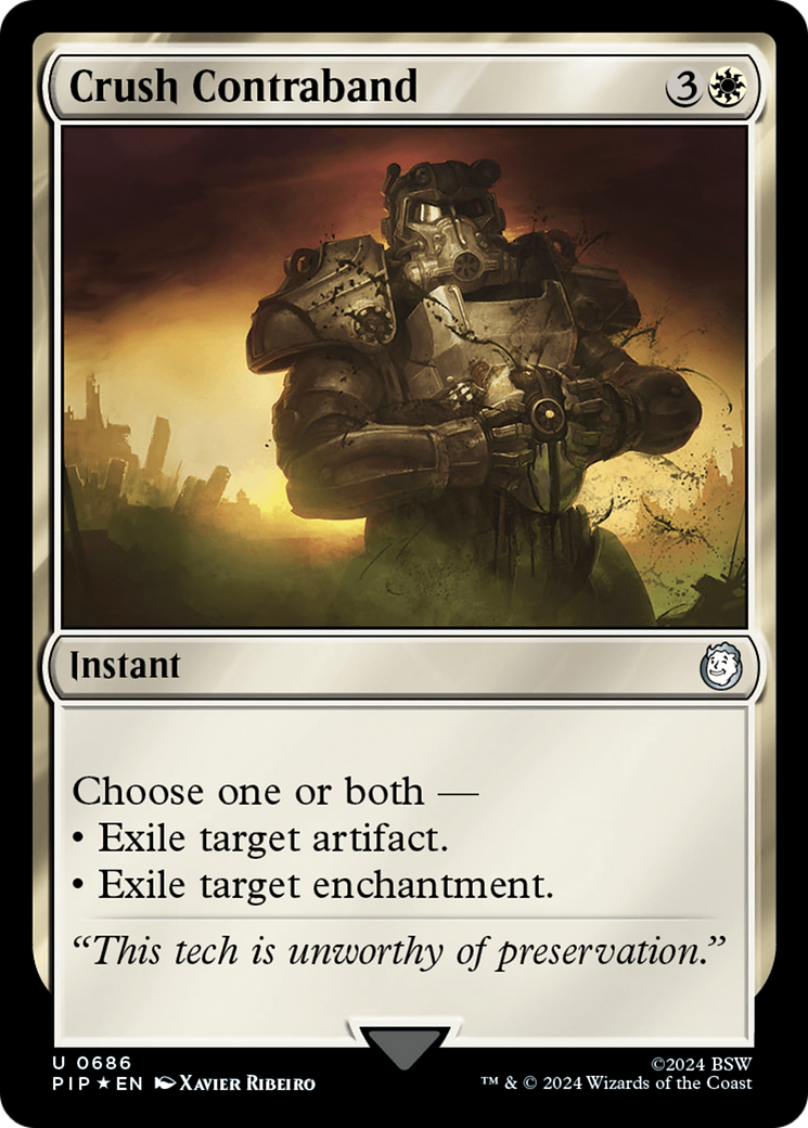 Crush Contraband (Surge Foil) [Fallout] | Magic Magpie