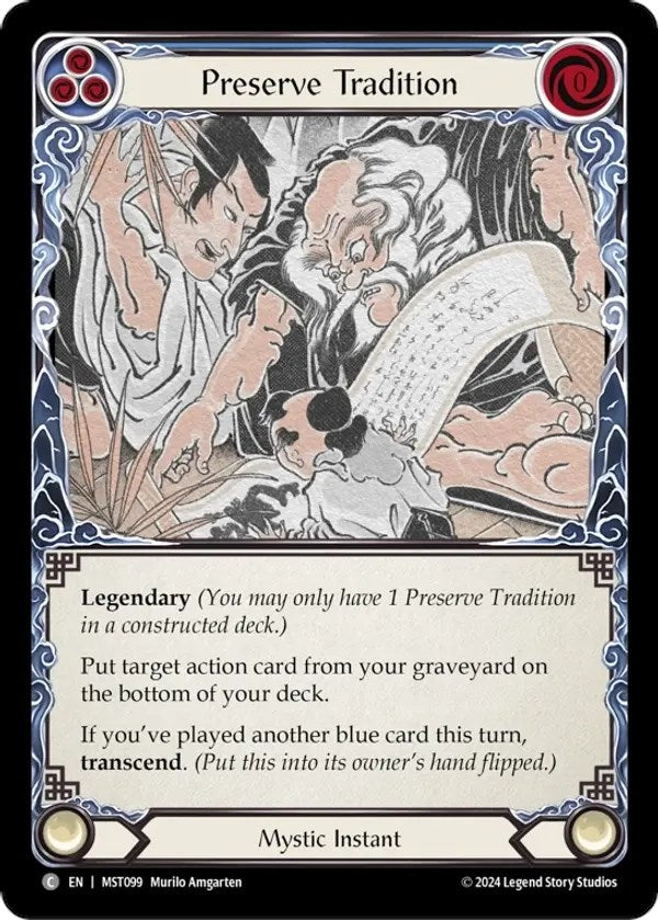 Perserve Tradition [MST099] (Part the Mistveil) | Magic Magpie