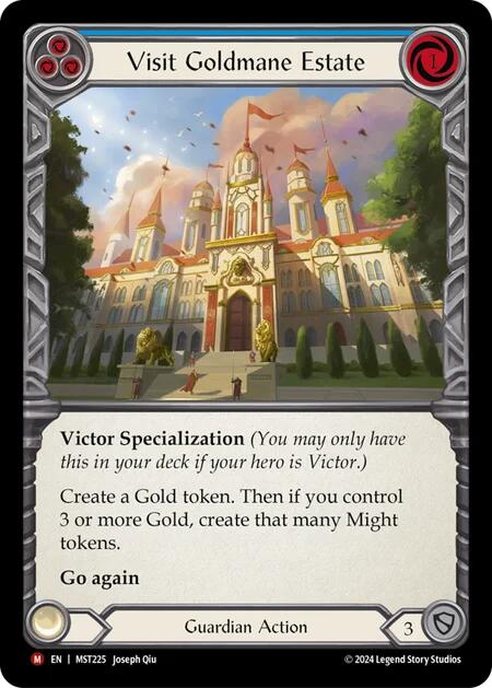 Visit Goldmane Estate [MST225] (Part the Mistveil)  Rainbow Foil | Magic Magpie