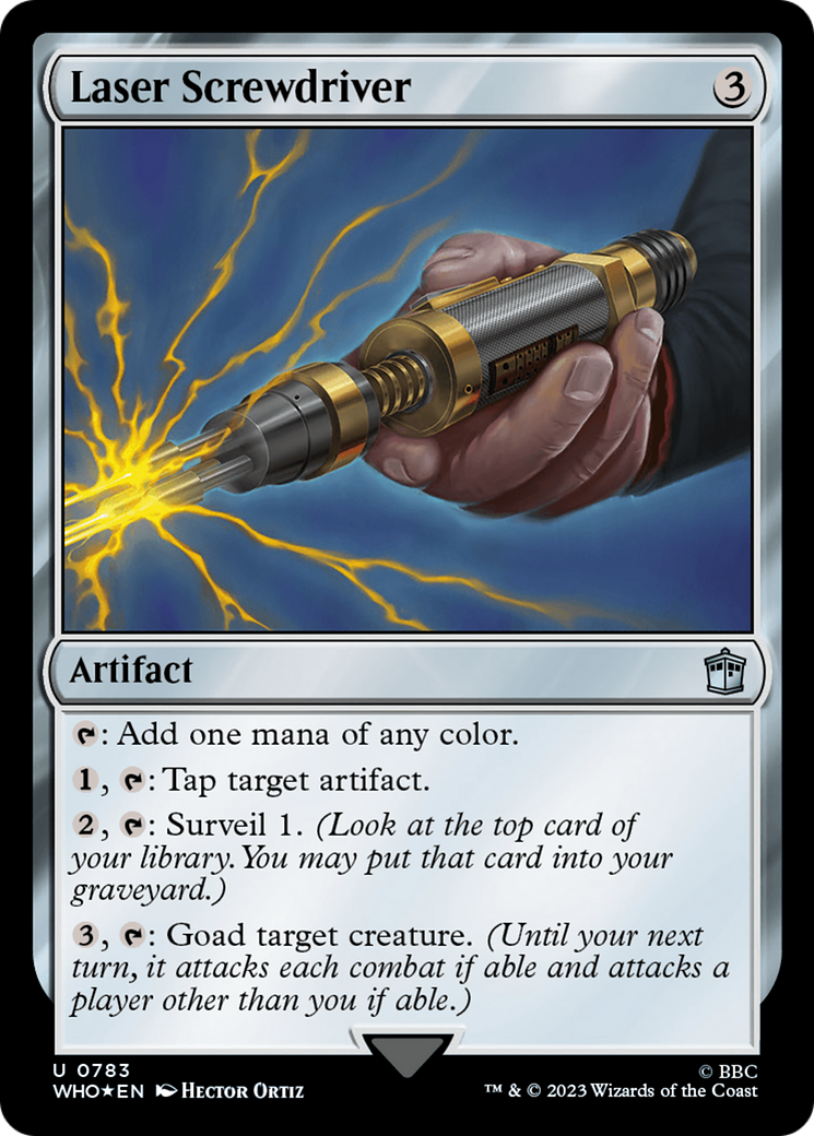 Laser Screwdriver (Surge Foil) [Doctor Who] | Magic Magpie