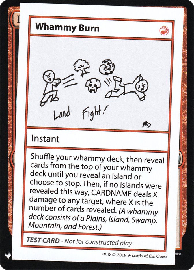 Whammy Burn [Mystery Booster Playtest Cards] | Magic Magpie