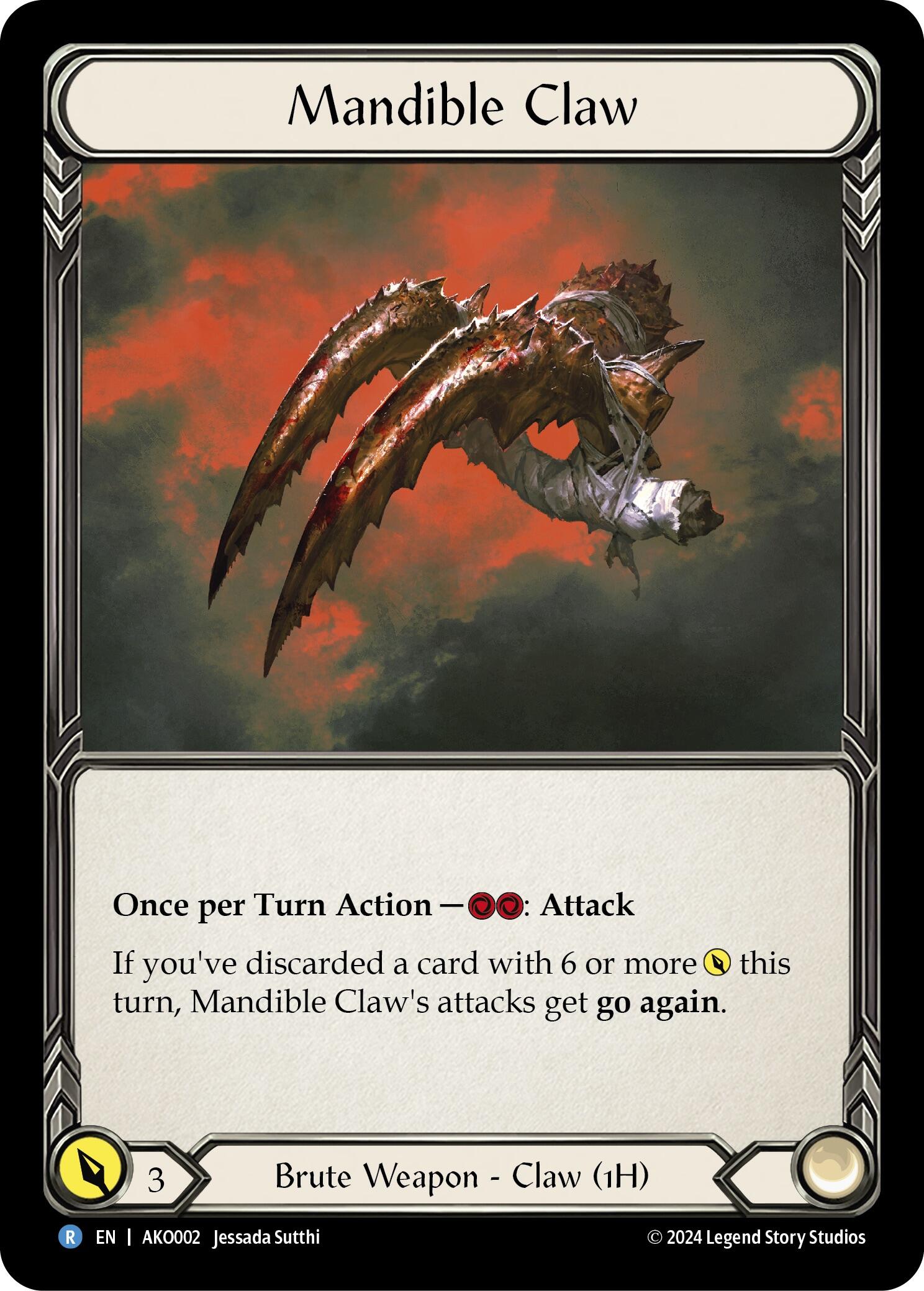 Mandible Claw [AKO002] (Armory Deck: Kayo) | Magic Magpie