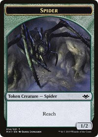 Spider // Spirit Double-Sided Token [Modern Horizons Tokens] | Magic Magpie