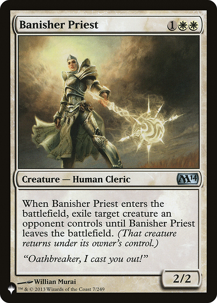 Banisher Priest [The List Reprints] | Magic Magpie