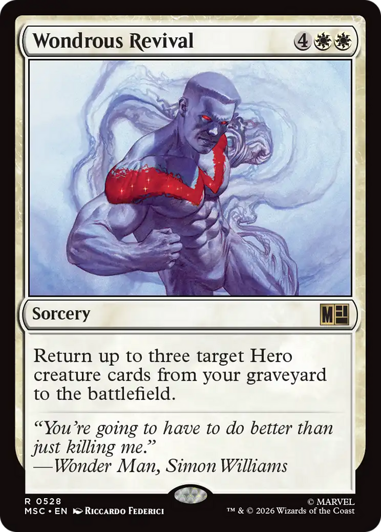 Wondrous Revival [Marvel Super Heroes Commander] | Magic Magpie