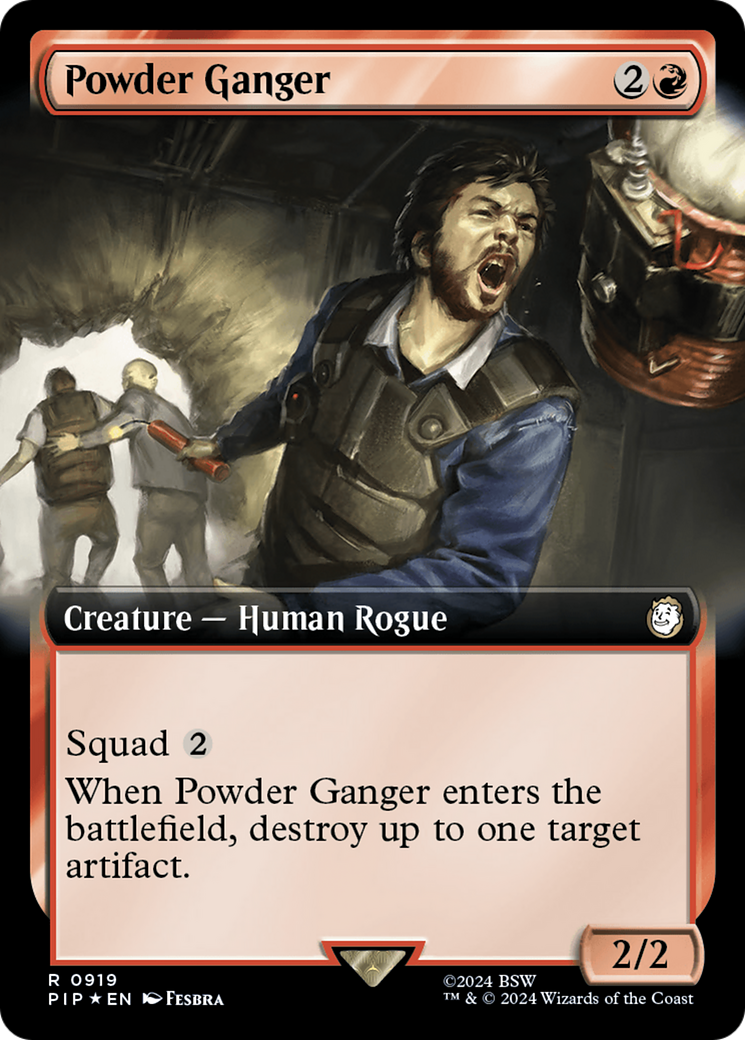 Powder Ganger (Extended Art) (Surge Foil) [Fallout] | Magic Magpie