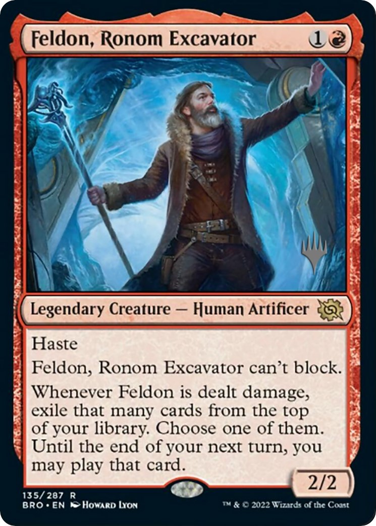 Feldon, Ronom Excavator (Promo Pack) [The Brothers' War Promos] | Magic Magpie