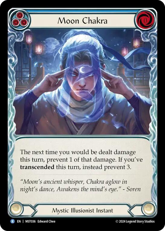 Moon Chakra (Blue) [MST036] (Part the Mistveil) | Magic Magpie