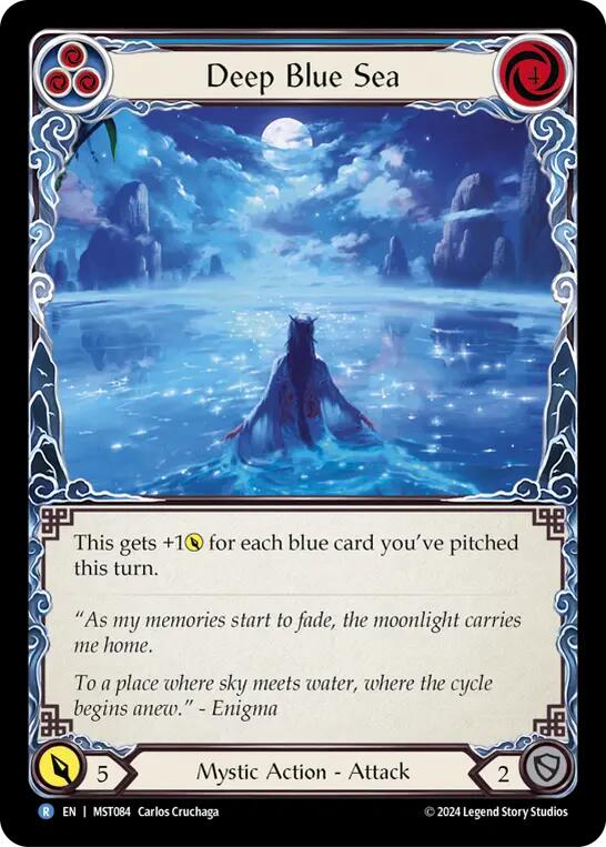 Deep Blue Sea [MST084] (Part the Mistveil)  Rainbow Foil | Magic Magpie