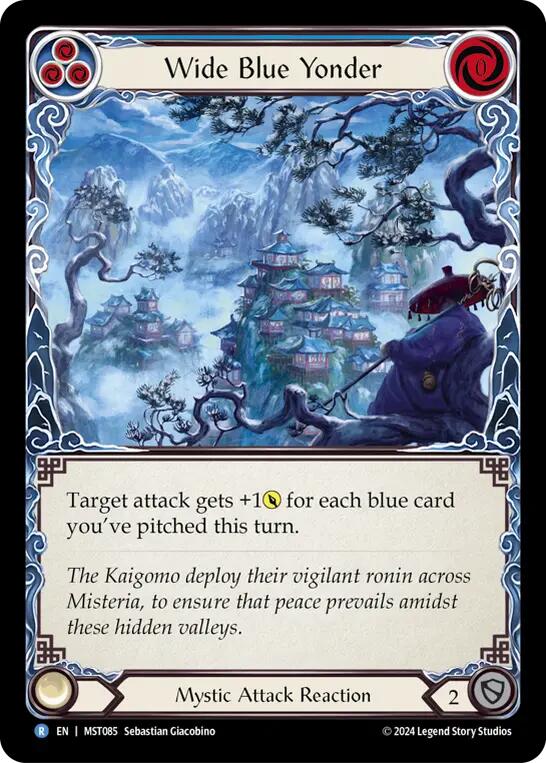 Wide Blue Yonder [MST085] (Part the Mistveil) | Magic Magpie