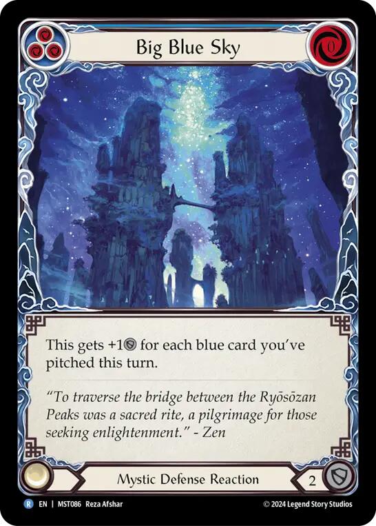 Big Blue Sky [MST086] (Part the Mistveil)  Rainbow Foil | Magic Magpie