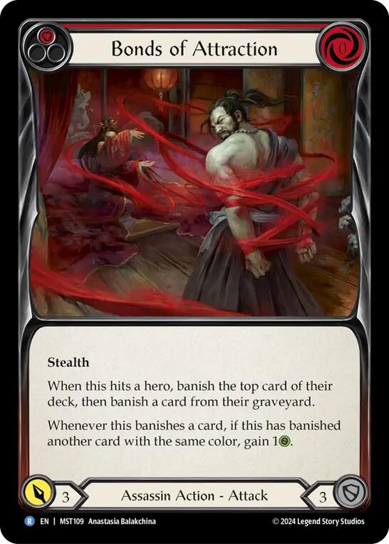 Bonds of Attraction (Red) [MST109] (Part the Mistveil) | Magic Magpie