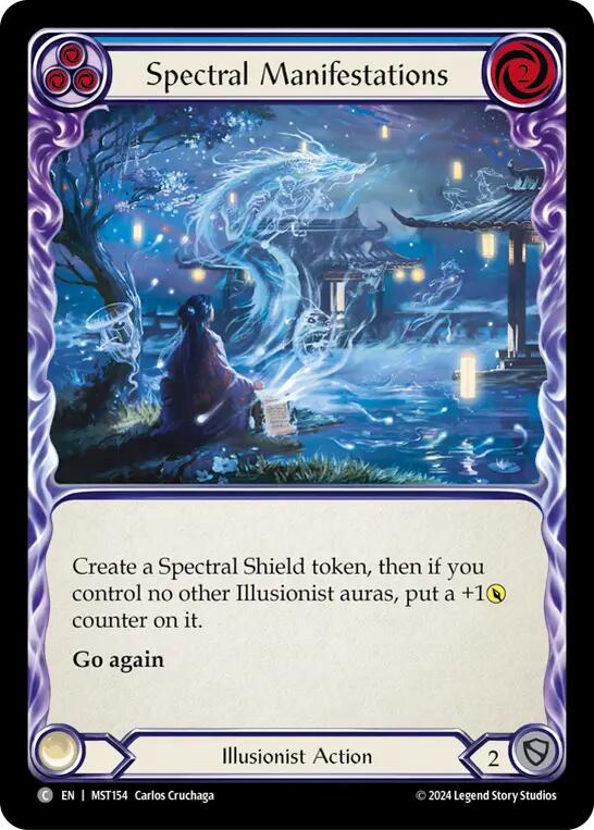 Spectral Manifestations (Blue) [MST154] (Part the Mistveil) | Magic Magpie