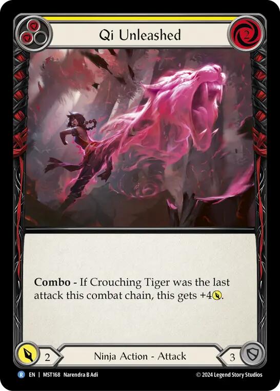 Qi Unleashed (Yellow) [MST168] (Part the Mistveil) | Magic Magpie