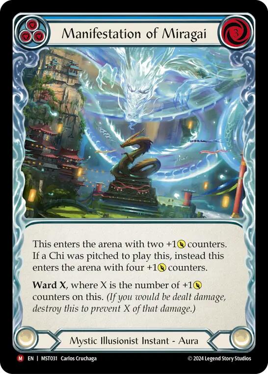 Manifestation of Miragai [MST031] (Part the Mistveil)  Rainbow Foil | Magic Magpie