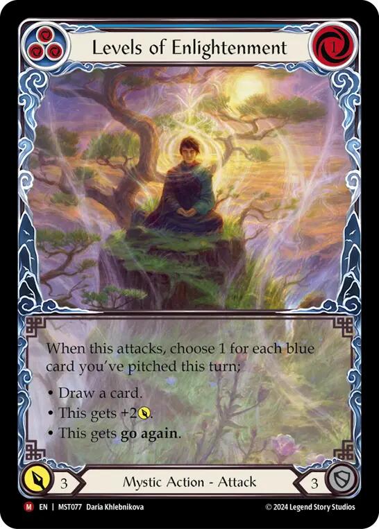 Levels of Enlightenment (Extended Art) [MST077] (Part the Mistveil)  Rainbow Foil | Magic Magpie