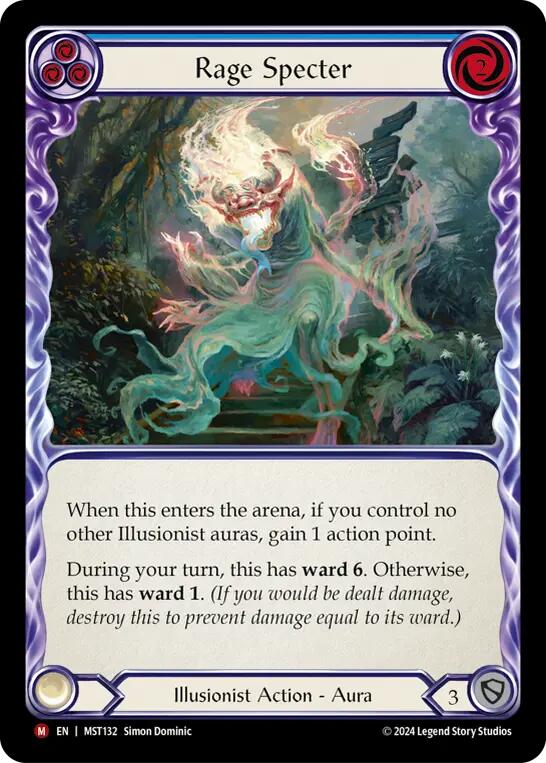 Rage Specter [MST132] (Part the Mistveil)  Rainbow Foil | Magic Magpie