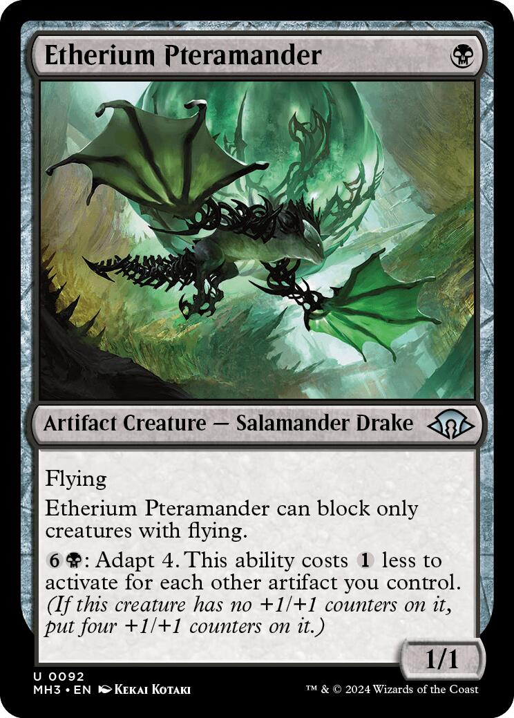 Etherium Pteramander [Modern Horizons 3] | Magic Magpie