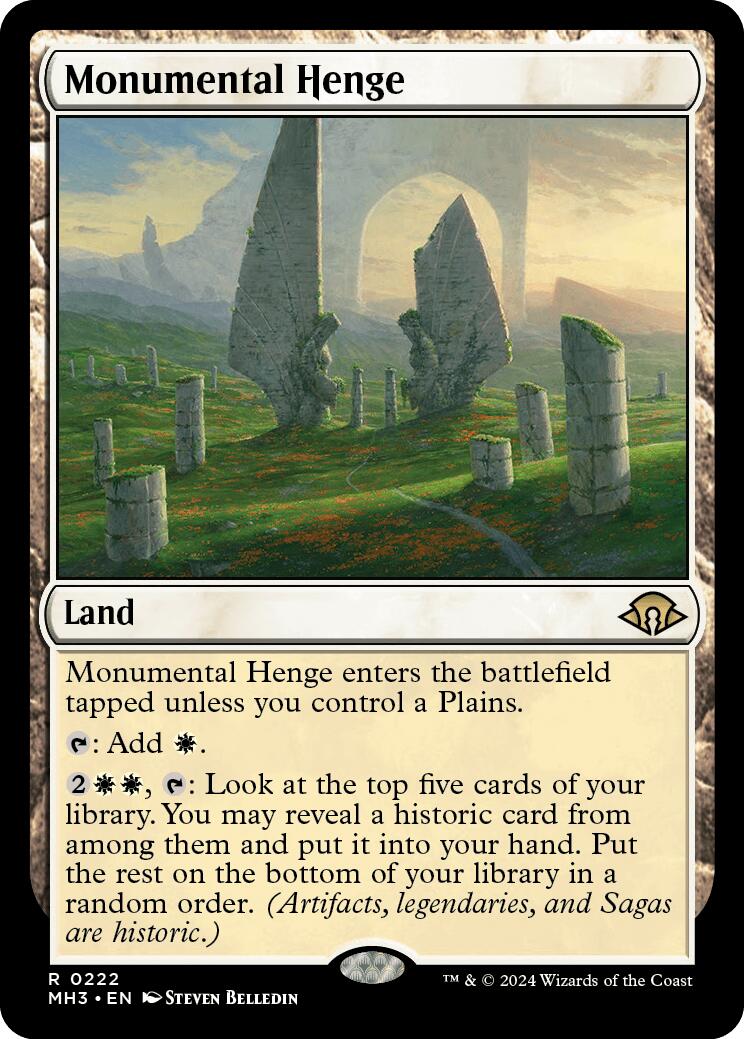 Monumental Henge [Modern Horizons 3] | Magic Magpie