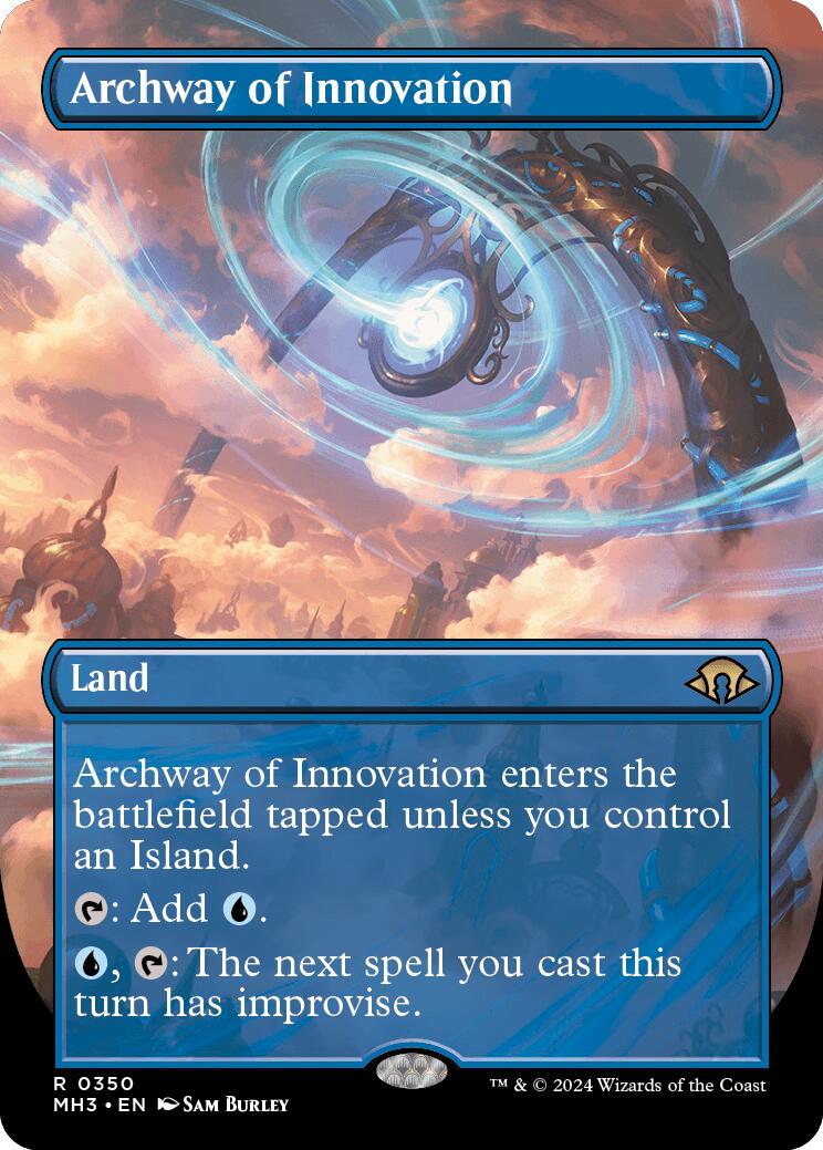 Archway of Innovation (Borderless) [Modern Horizons 3] | Magic Magpie