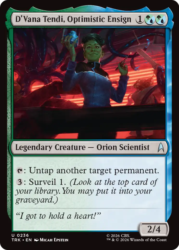 D'Vana Tendi, Optimistic Ensign [Star Trek] | Magic Magpie