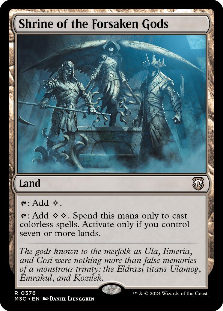Shrine of the Forsaken Gods [Modern Horizons 3 Commander] | Magic Magpie