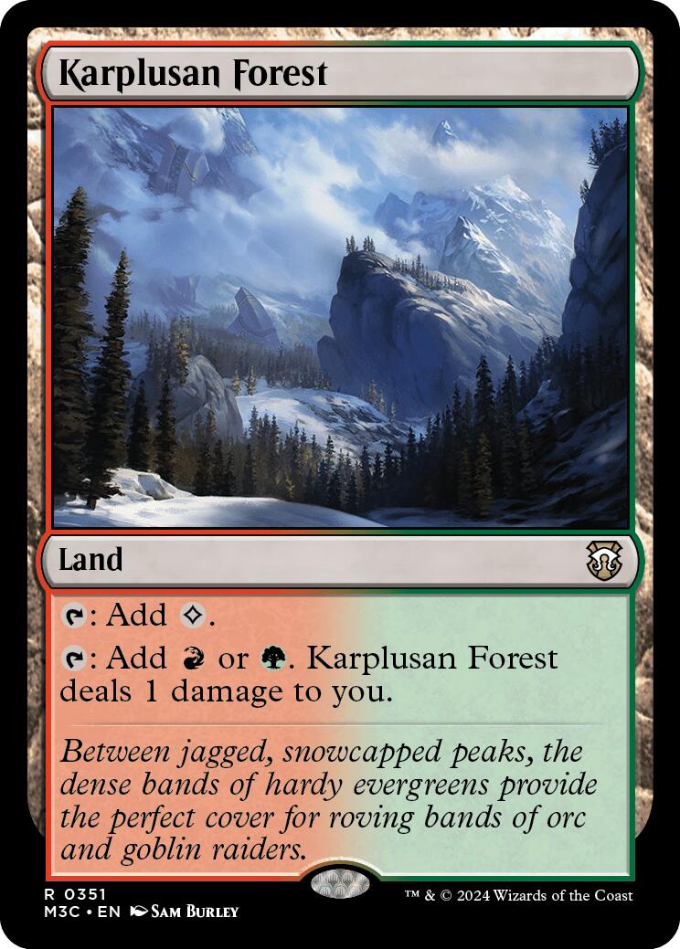 Karplusan Forest [Modern Horizons 3 Commander] | Magic Magpie