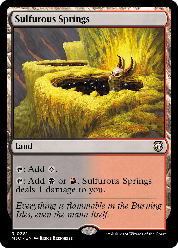 Sulfurous Springs [Modern Horizons 3 Commander] | Magic Magpie