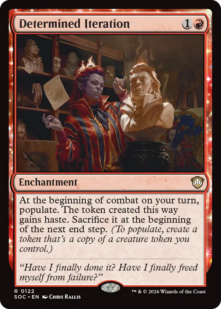 Determined Iteration [Secrets of Strixhaven Commander] | Magic Magpie