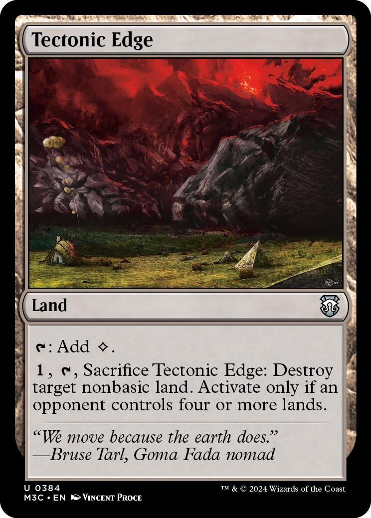 Tectonic Edge [Modern Horizons 3 Commander] | Magic Magpie