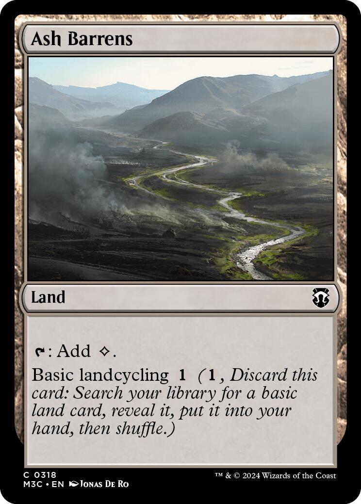 Ash Barrens [Modern Horizons 3 Commander] | Magic Magpie
