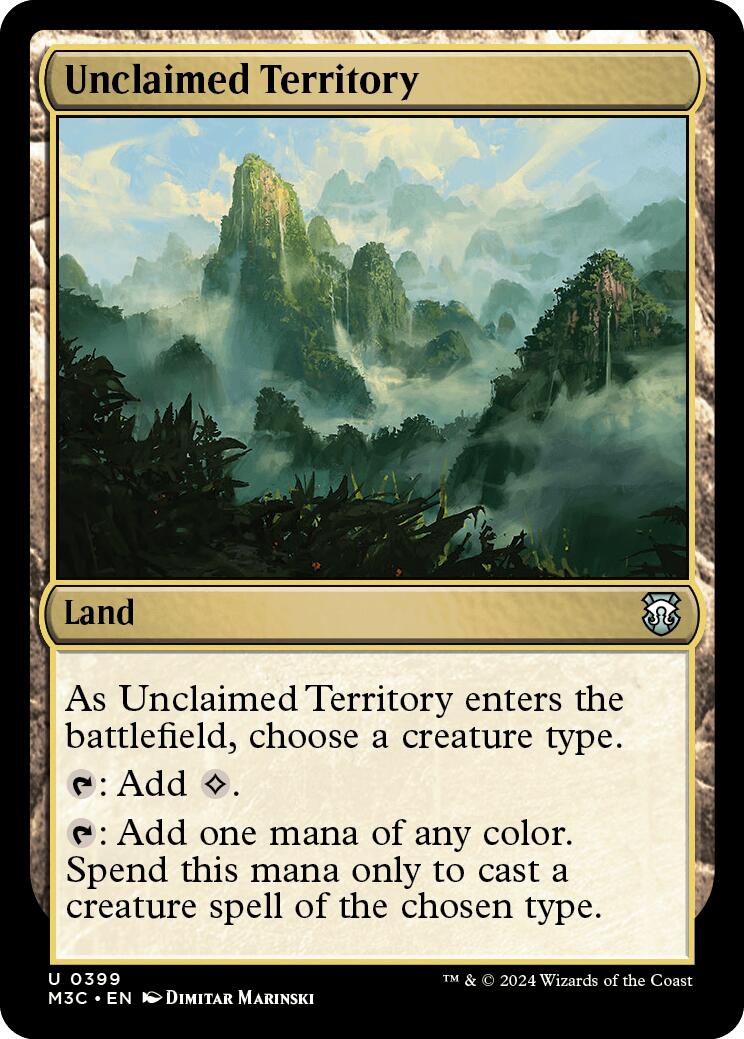 Unclaimed Territory [Modern Horizons 3 Commander] | Magic Magpie