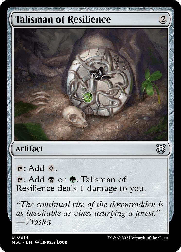 Talisman of Resilience [Modern Horizons 3 Commander] | Magic Magpie