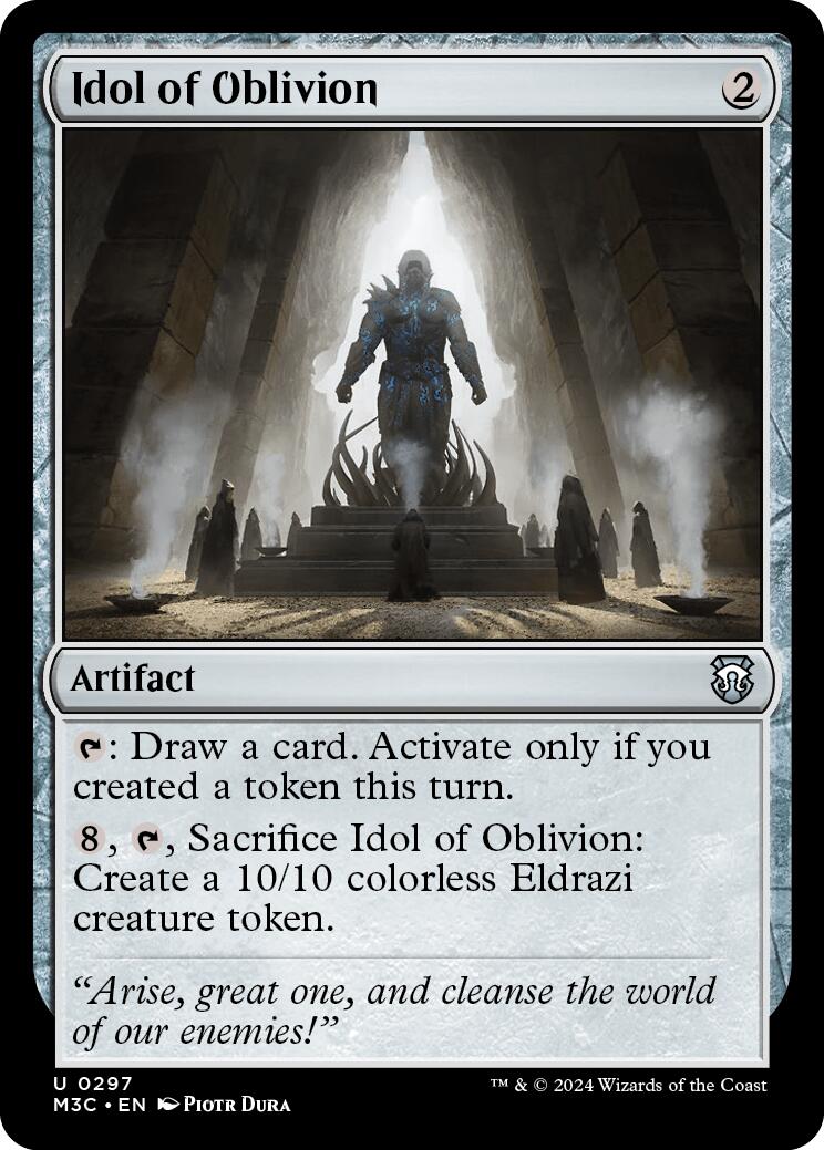 Idol of Oblivion [Modern Horizons 3 Commander] | Magic Magpie