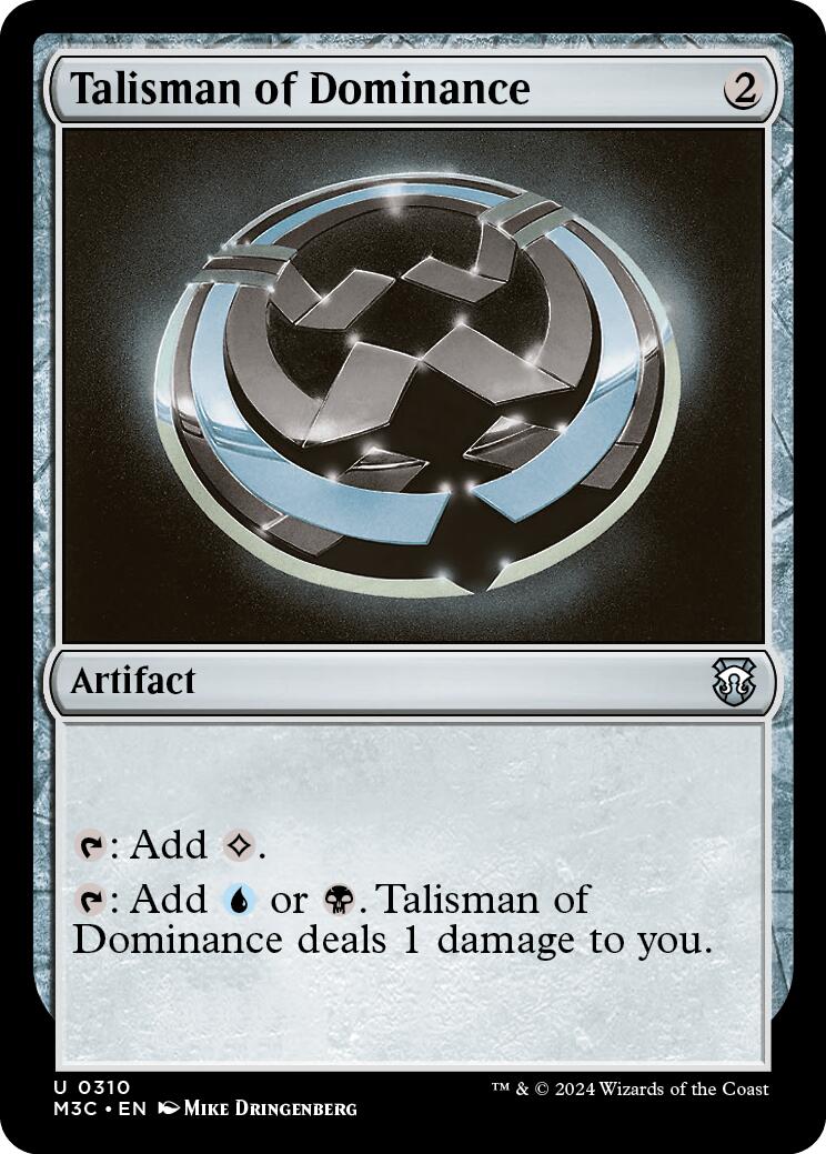 Talisman of Dominance [Modern Horizons 3 Commander] | Magic Magpie