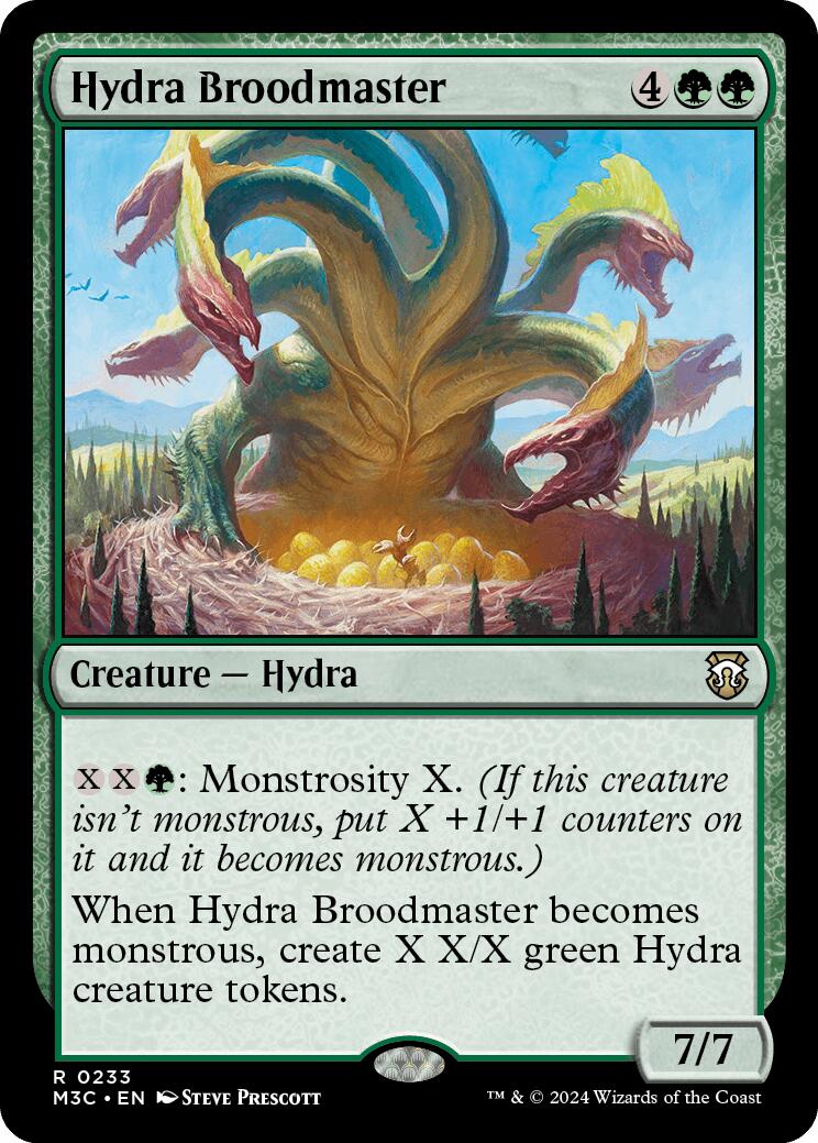 Hydra Broodmaster [Modern Horizons 3 Commander] | Magic Magpie