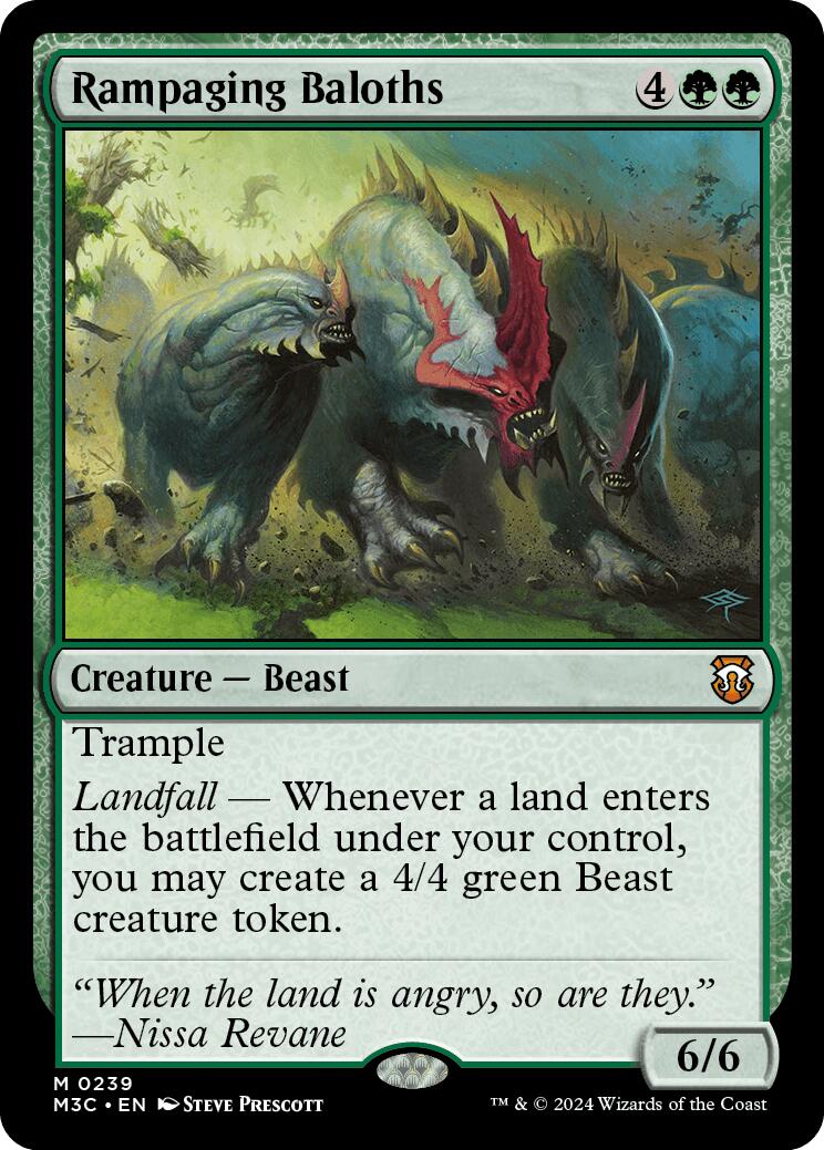 Rampaging Baloths [Modern Horizons 3 Commander] | Magic Magpie