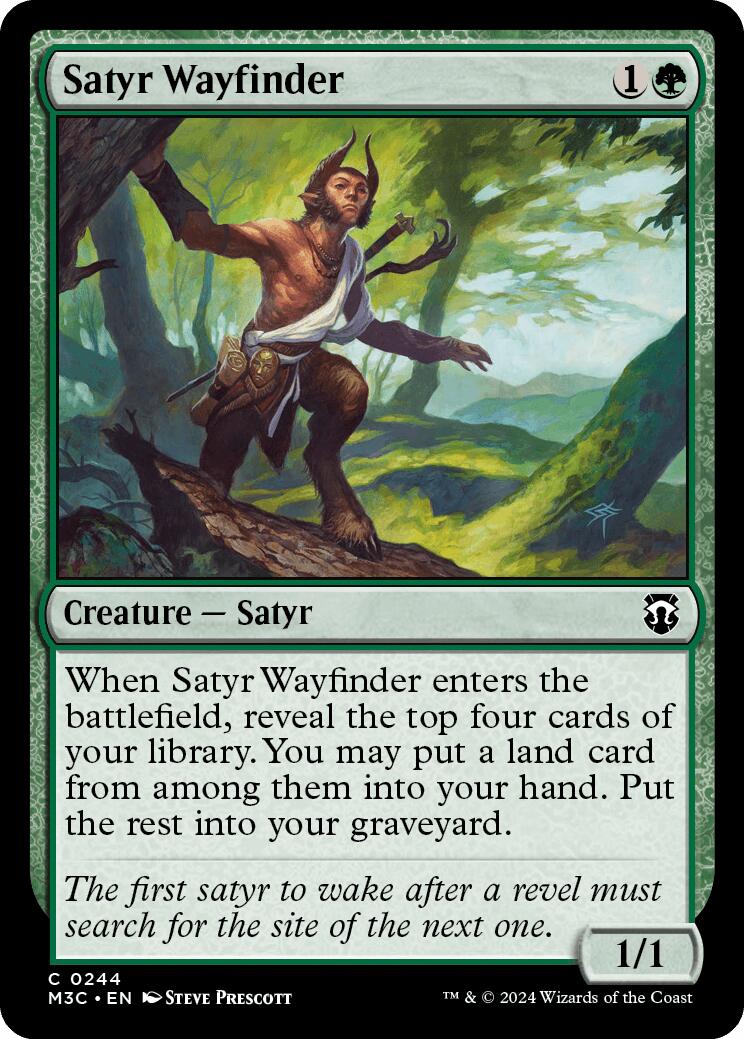 Satyr Wayfinder [Modern Horizons 3 Commander] | Magic Magpie