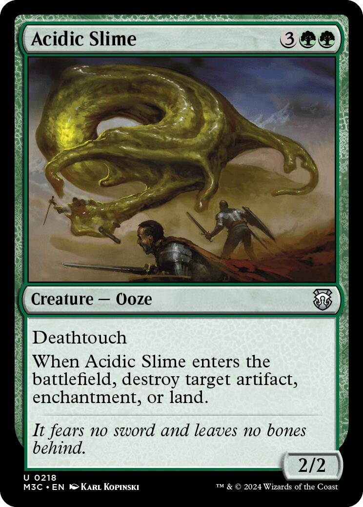 Acidic Slime [Modern Horizons 3 Commander] | Magic Magpie