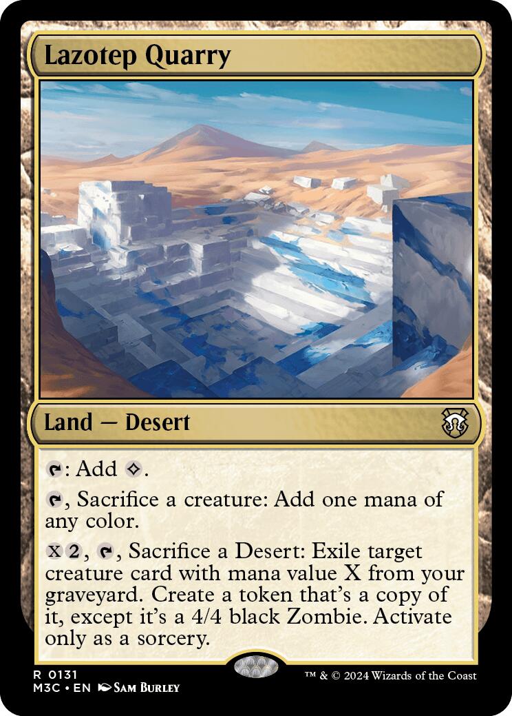 Lazotep Quarry [Modern Horizons 3 Commander] | Magic Magpie