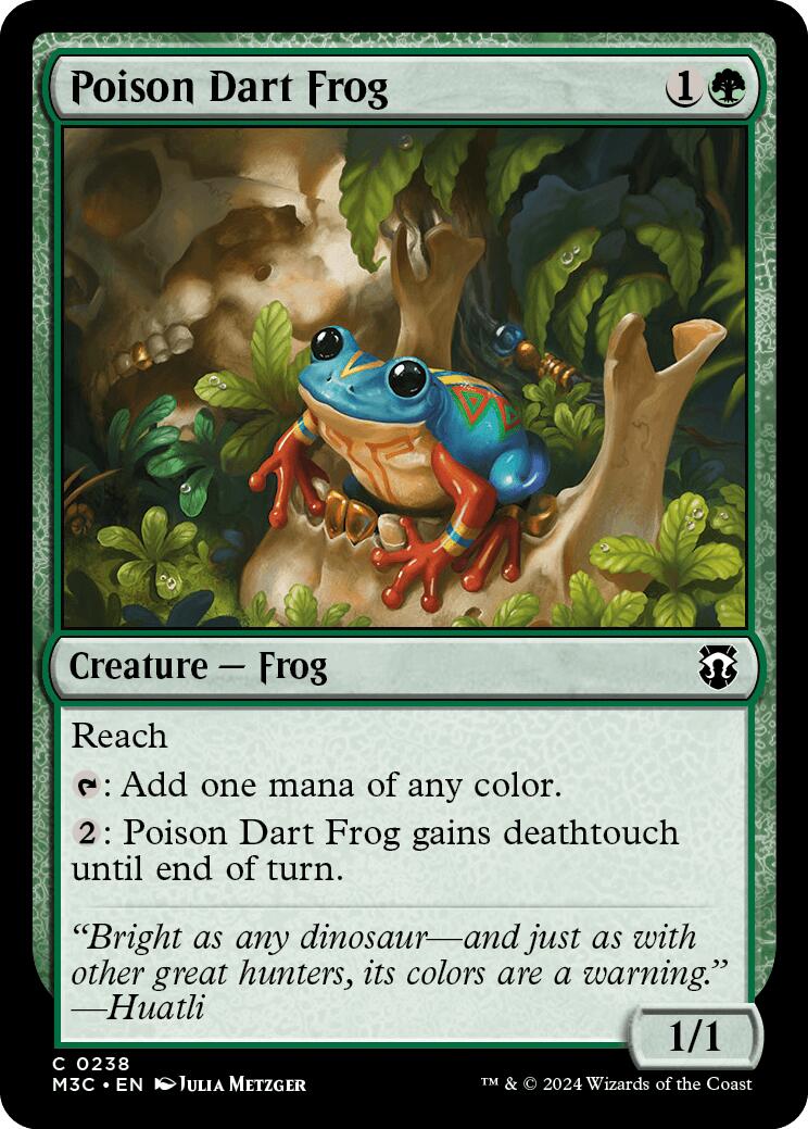 Poison Dart Frog [Modern Horizons 3 Commander] | Magic Magpie